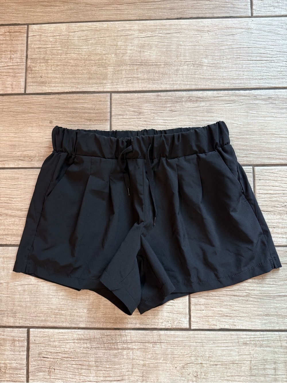 RBX Black Athletic Drawstring Waist Shorts